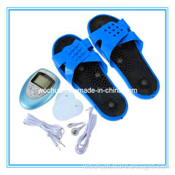 Health Care Tens Massage Slipper Acupuncture Shoes, Electronic Foot Massage Slipper with Full Body Massage Pads